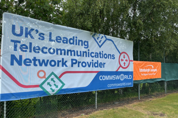 340gsm Mesh Printed Banner for Heras Fencing uk