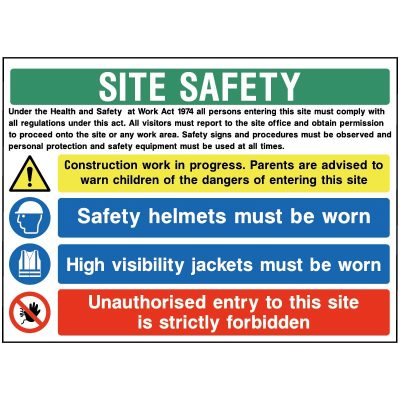 Health & Safety Signs - First Display - Signs & Graphics