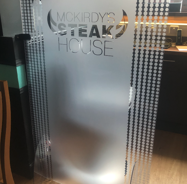 Manifestation Etched Signage And Glass Stickers uk