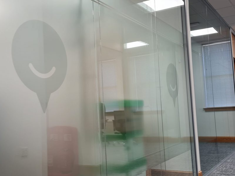 Manifestation Etched Vinyl Signage And Glass Stickers