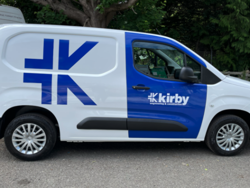 Printed Vinyl Part Wrapped liveries For Vans uk