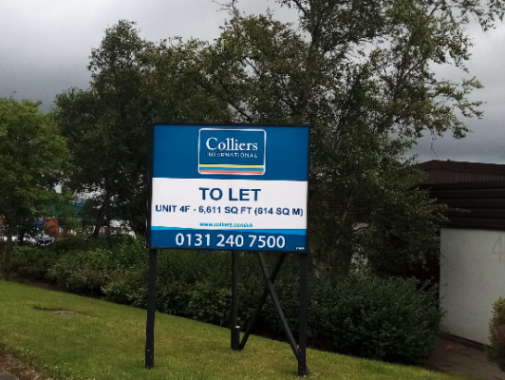 Standard Boards Marketing Sign For Building Or Plot