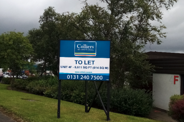 Standard Boards Marketing Sign For Building Or Plot