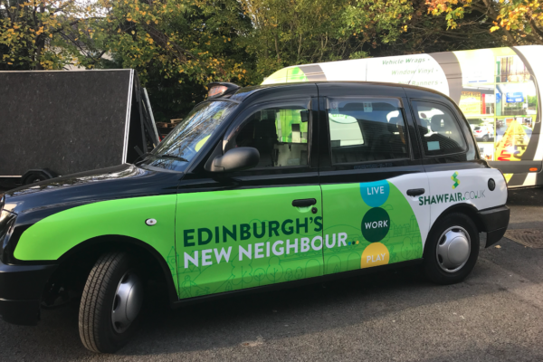 Taxi livery advertising uk