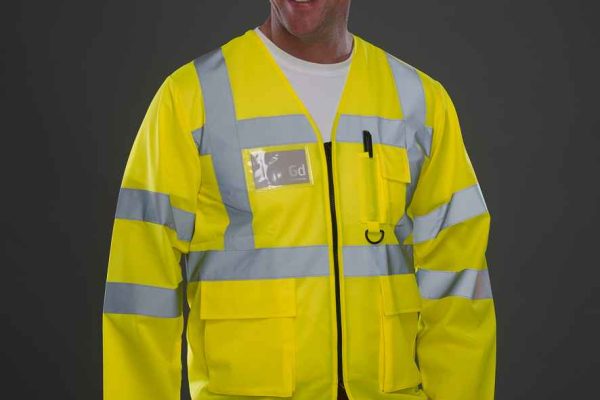 Yoko Hi Vis Executive Long Sleeve Waistcoat UK