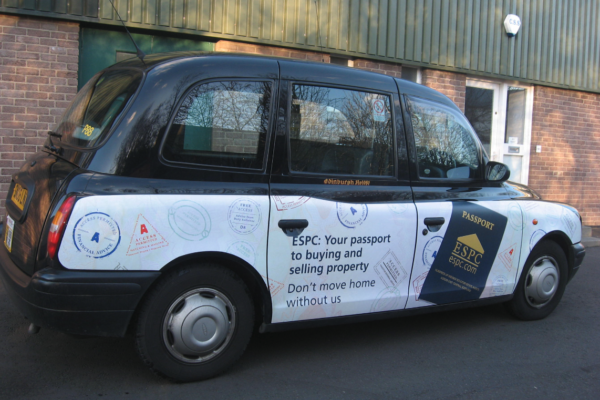best superside taxi advertising uk