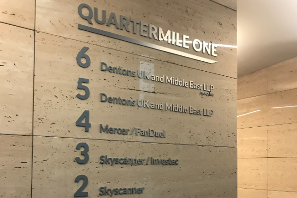 office entrance signs