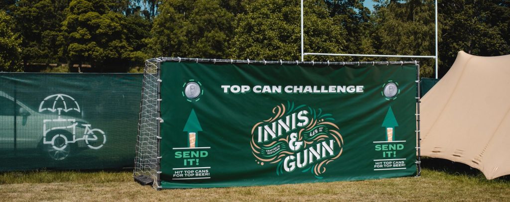 Banner produced for Innis & Gunn by First Display