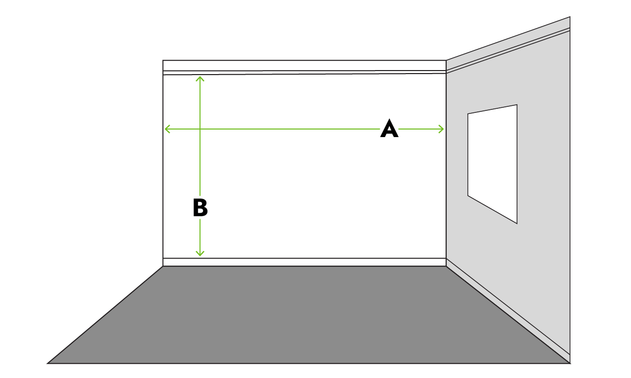 Learn how to measure walls for wallpaper. Easy to follow instructions and guide.