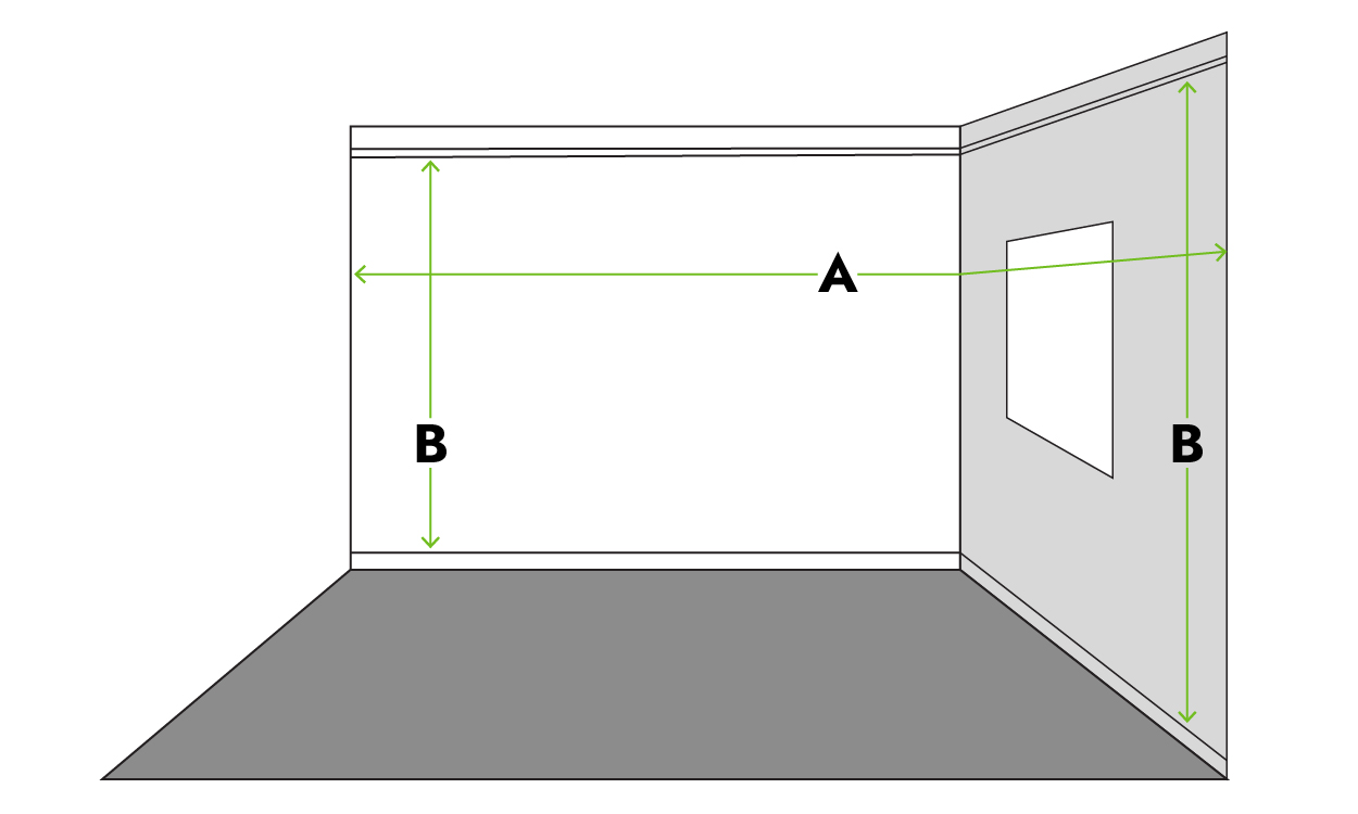 Learn how to measure walls for wallpaper with our step-by-step guide. Taking measurements for multiple walls.